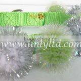 Lanyard Dog Collar With Pompon Decoration