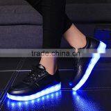 Fast Delivery Comfortable Wearing Men White Black Men Size Led Luminous Lace-up Casual Shoes JK-001 thumbnail-6