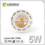 Super Brightness 5w 350lm Dimmable 220v Gu10 Led Spotlight With CE&ROHS