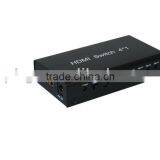 HDMI 3D 4x1 HDMI Matrix Switch with Remote Control