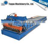 New Design High Quality Making Metal Colored Roof Tile Forming Machine thumbnail-2