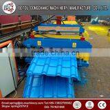 2016 New Design Corrugated Sheet and Ibr Sheet Double Layer Iron Roof Roll Forming Machine