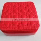 PU Quilted Cover Cosmetic Case thumbnail-2