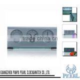 Pearl Metal Table Clock G006 With Weather Station And Thermometer/hygrometer