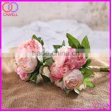 Yiwu Bulk Wholesale 12" Wedding Bridal Peony Silk Artificial Flowers thumbnail-5