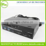 Black 5.25" Media Dashboard Front Panel PCI-E to USB 3.0 ESATA SATA Card Reader