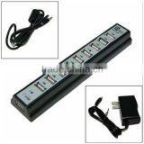 10 Ports USB 2.0 Hi Speed Multi Hub Expansion With Power Adaptor for PC & Laptop thumbnail-3
