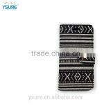 Chinese Style Fashion Dark Fabric Wallet Leather Phone Case For Google Nexus 6 With PVC ID and Credit Card Slots thumbnail-2