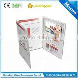 2015 Top Selling Paper Material 7.0 Inch Lcd Video Greeting Card, Video Handmade Card