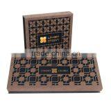 Luxury Laser Cut Chocolate Box With Gold Stamping Logo