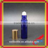 Wholesale 15ml Deodorant Blue Glass Roll on Bottle for Perfume Made in China thumbnail-6