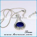 Antique Long Ball Necklance Custom Women Charm Pendant Necklace Crystal Fashion Jewelry thumbnail-4