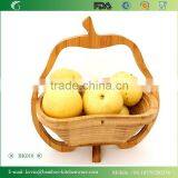 BK010/2015 Novety Cute Hanging Storage Baskets Chinese Cheapbamboo Hanging Storage Basket With Lid thumbnail-1