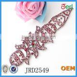 Factory Direct Sale Neoteric Design Flat Back Rhinestone Lace Sewed on Garment,Bags thumbnail-4