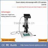 2.0MP LCD Digital & Video 0.7X--4.5X Zoom Monocular Stereo Microscopes