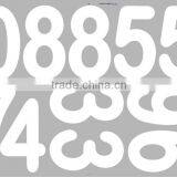 Transfer Numbers and Letters for Football Club