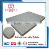 Bamboo Or Aloe Vera compressed roll up memory foam mattress topper