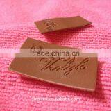 Soft Debossed Company Name Leather Tags for Suits thumbnail-1