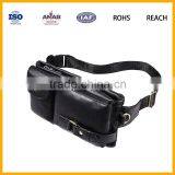 High Quality PU Leather Men Fanny Waist Pack Belt Shoulder Messenger Chest Bag thumbnail-1