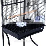 Pawhut 58" Bird Cage - Black thumbnail-4