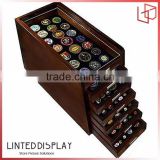 Fancy Shape Multitier Solid Wooden Coin Display Stand