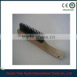Wooden Handle Black Wire Brush thumbnail-1