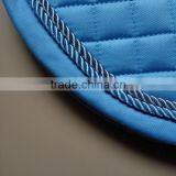 DRESSAGE SADDLE PAD EQUESTRIAN DRESSAGE SADDLE PAD HORSE DRESSAGE BLUE SADDLE PAD WITH SQUARE PATTERN 700G FILL DRESSAGE SADDLE thumbnail-4