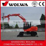 China New Farm Sugar Cane Grass Wood Excavator Loader