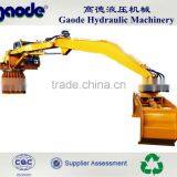 Hydraulic 2 tines Rotated Grapples Crane For Scrap Metal