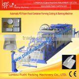 Disposabe Lunch Box and Ceiling Vacuum Forming Cutting and Stacking Machine