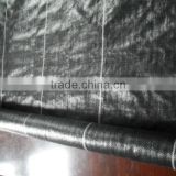 black pp woven weed control fabric
