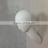White Wall Mounted Female Head Deal for Hats, Scarves and Sunglasses for Home or Retail Store thumbnail-5