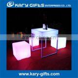 Light Up Party Events Coffee High Table PE Plastic LED Coffee Table thumbnail-3