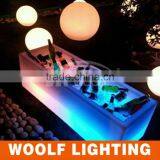 Fashion Rectangle NightClub Bar Glow LED Ice Bucket