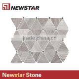 Newstar Wholesale Natural Stone White Marble Flooring Mosaic thumbnail-3