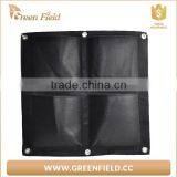 Vertical Black Wall Planter, Vertical Wall Gardening Planter thumbnail-1