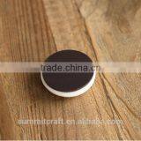 Bird Pattern Round Shape White Ceramic Fridge Magnet thumbnail-6