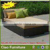 All Weather Modern Rattan Furniture Sofa Bed thumbnail-1