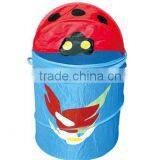Cartoon Ladybird Kid's Pop-up Laundry Hamper Basket, Large thumbnail-1