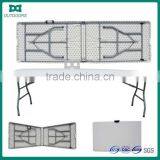 8Ft Folding in Half Table Plastic Table thumbnail-1