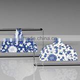 Hot Sale Elegant Blue and White Flower Vase