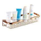 Rose Gold Basket Continental Bathroom Shelves Corner Bathroom Shelves thumbnail-3