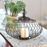 European British Style Unique Design Candlestick Metal Candleholder Vintage Candle Stand Tea Light Wedding Home Decor Classic thumbnail-3