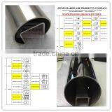 High Quality 304/316 Stainless Steel Round Handrail Pipe Slot Pipe/tube thumbnail-1