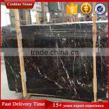 Polished Black Gold Flower Black Gold Marble thumbnail-1