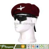 Wholesale Custom Types Of Red Military Berets thumbnail-2