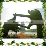 Artificial Grass Hand Topiary Park Decoration Special Shape Ornaments Artificial Topiary