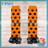2014 Newest Christmas Pattern Headband With Match Dark Spot Baby Leg Warmer Wholesale thumbnail-1