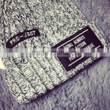 South Korea Mixed Color Hat With Thick Warm Winter Hat Female Han Edition of Qiu Dong Sets Color for Men and Women Knitted Cap thumbnail-1