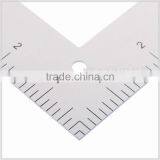 Kearing 24"& 14" L Square Garment Ruler,alumunum Curve Ruler for Dress Making, #5124A thumbnail-2